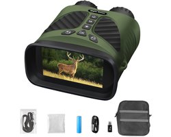 NAXSIR Digitale Telescoop met HD Nachtzicht - 2.5K Video & HD Foto's | Voor Vogelaars & Natuurliefhebbers | Inclusief Draagbare Statief