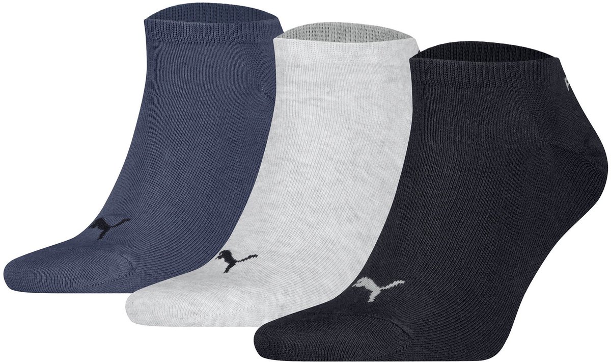 PUMA Sneakersokken Unisex 3-Pack / nightshadow Blauw