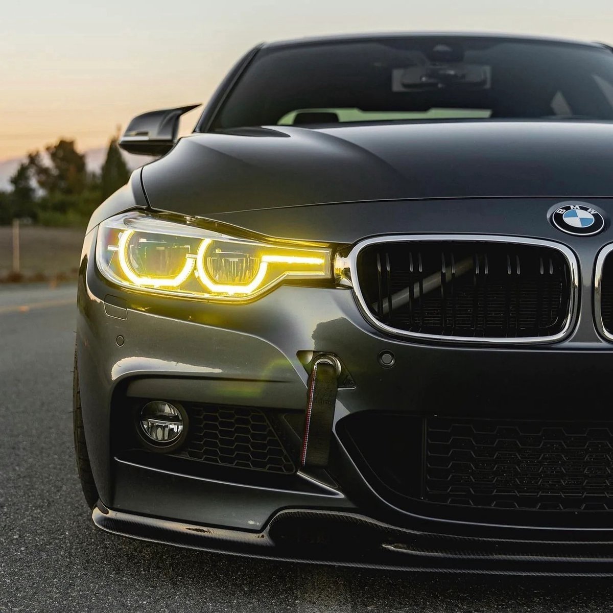 XEOD CSL LED DRL angel eyes modules Geel geschikt voor BMW 3 Serie G80 & 4 Serie G22 - G23 - G26 - G82 - Voor Laser koplampen - 4 stuks - Complete set
