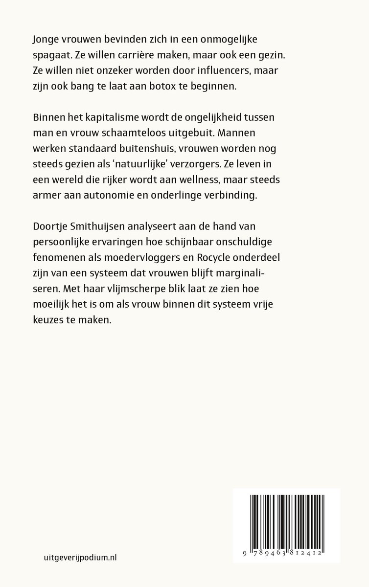 Kapitalisme is seksisme - back cover