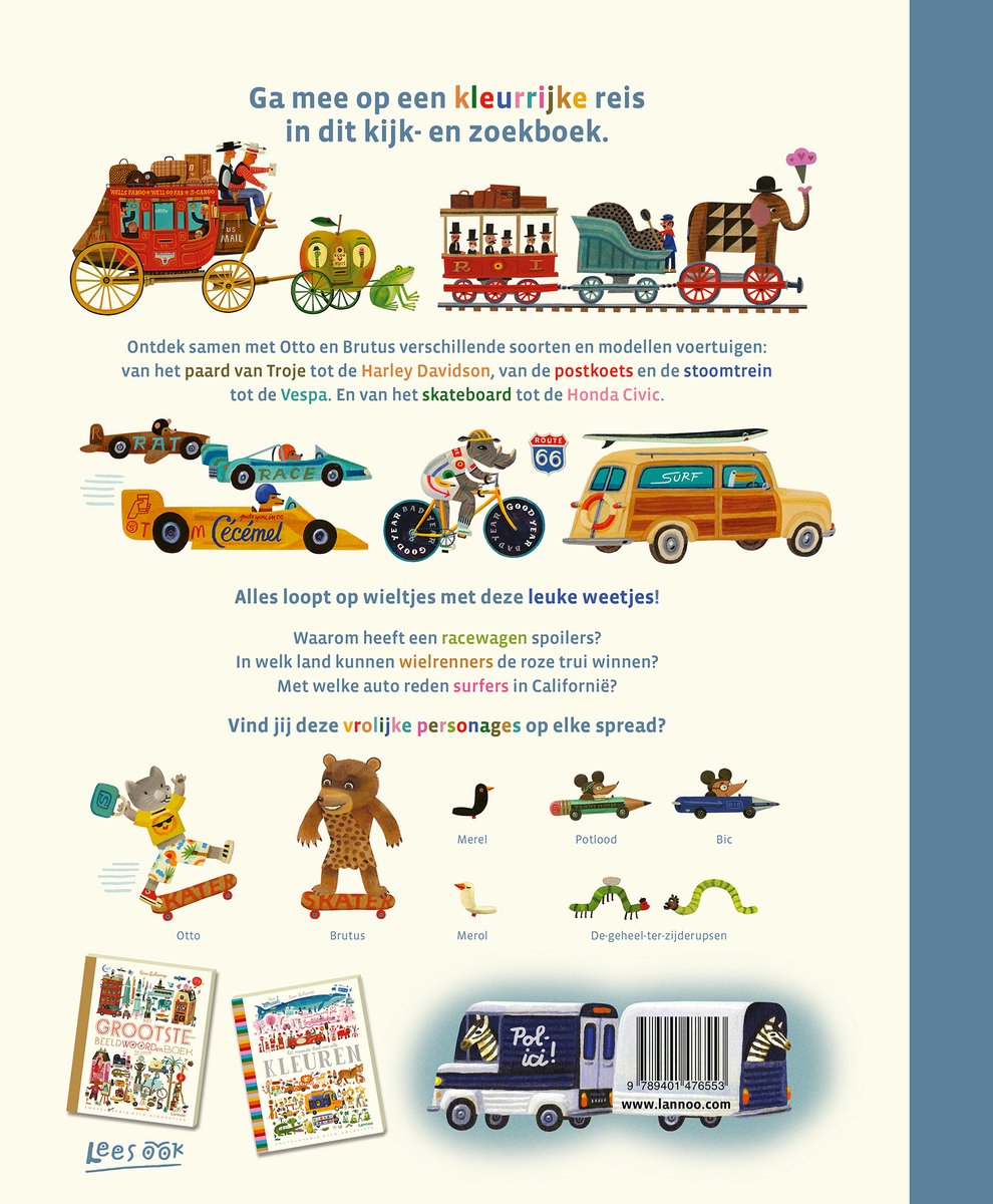 Het vrolijkste en grootste boek van alle voertuigen - back cover