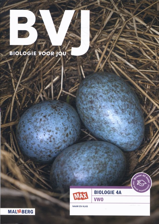 Biologie voor jou MAX 4 vwo deel A - cover
