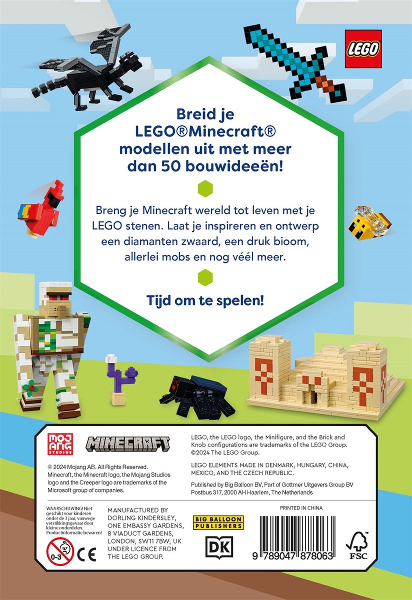 LEGO Minecraft - Ideeën - back cover