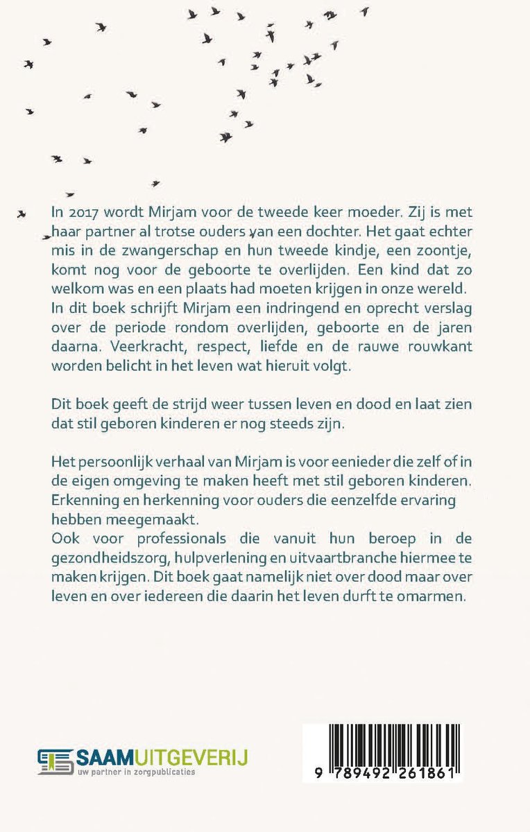 Mama, doe je ogen maar stil - SAAM UItgeverij - back cover