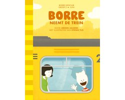 Omslag van Borre Leesclub - Borre neemt de trein
