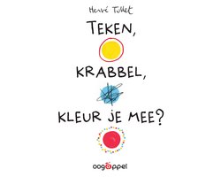 Omslag van Teken, krabbel, kleur je mee?