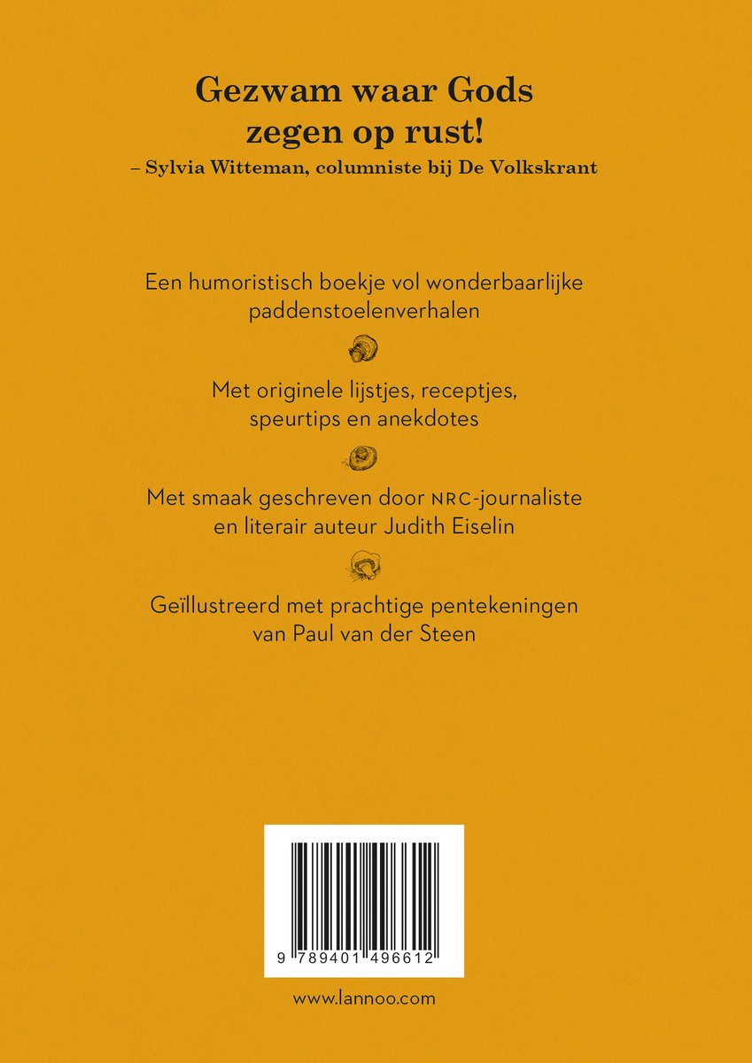 In de ban van de zwam - back cover