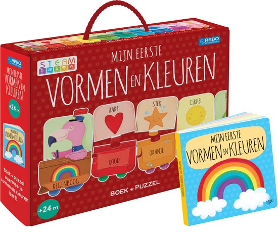 Puzzeltrein 20 stukjes en boek - Puzzeltrein 20 stukjes en b ... - cover
