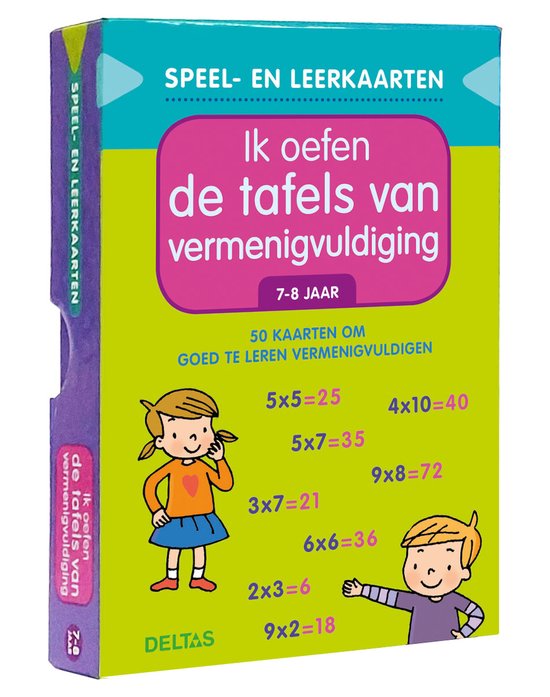 Ik oefen de tafels van vermenigvuldiging 7-8 jaar