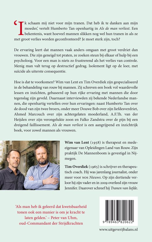 Twee mannen met baarden, Wim van Lent en Tim Overdiek, staan naast elkaar met een grijze achtergrond.