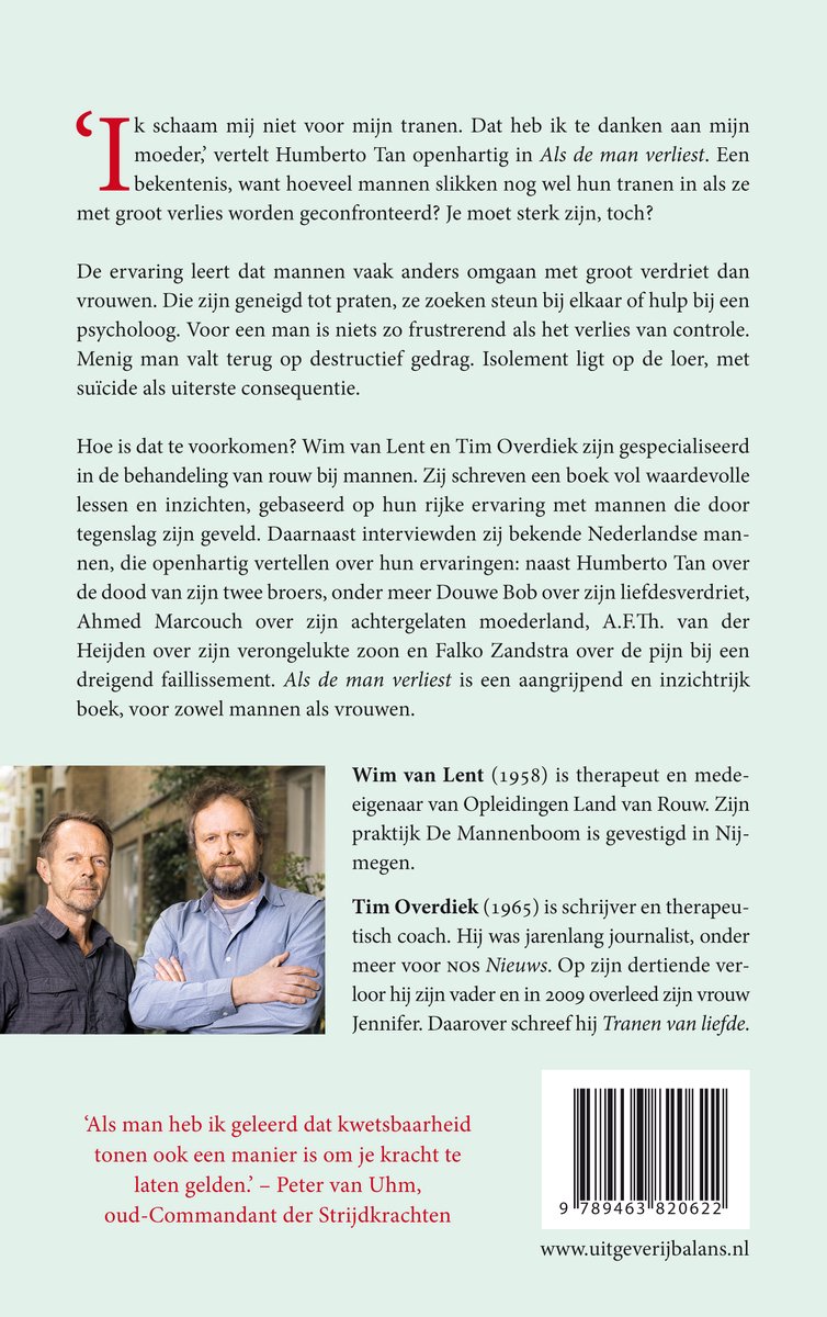 Twee mannen met baarden, Wim van Lent en Tim Overdiek, staan naast elkaar met een grijze achtergrond.