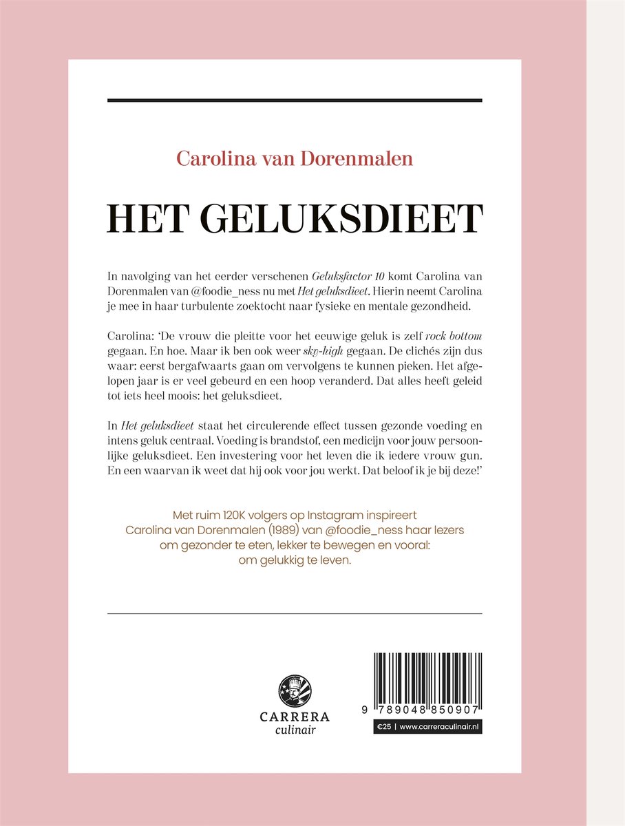 Het geluksdieet - back cover