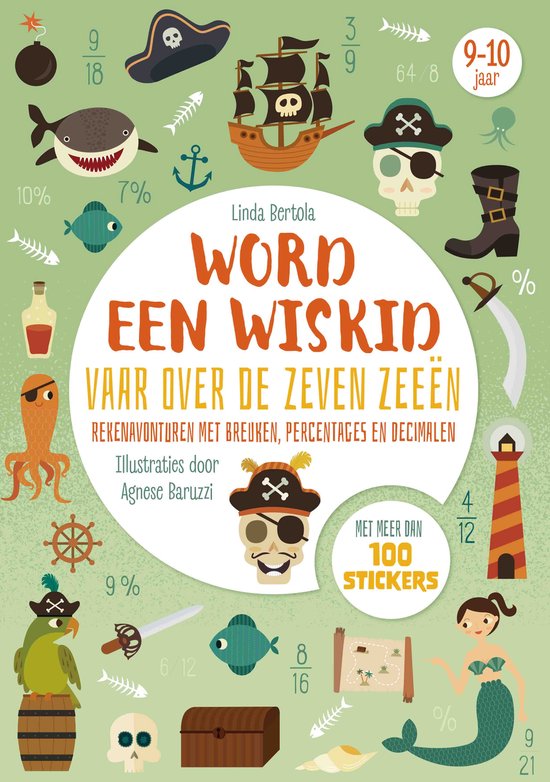 Vaar over de zeven zeeën - Word een wiskid - cover