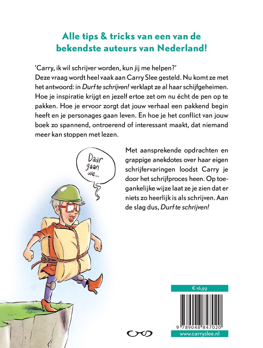 Durf te schrijven! - back cover