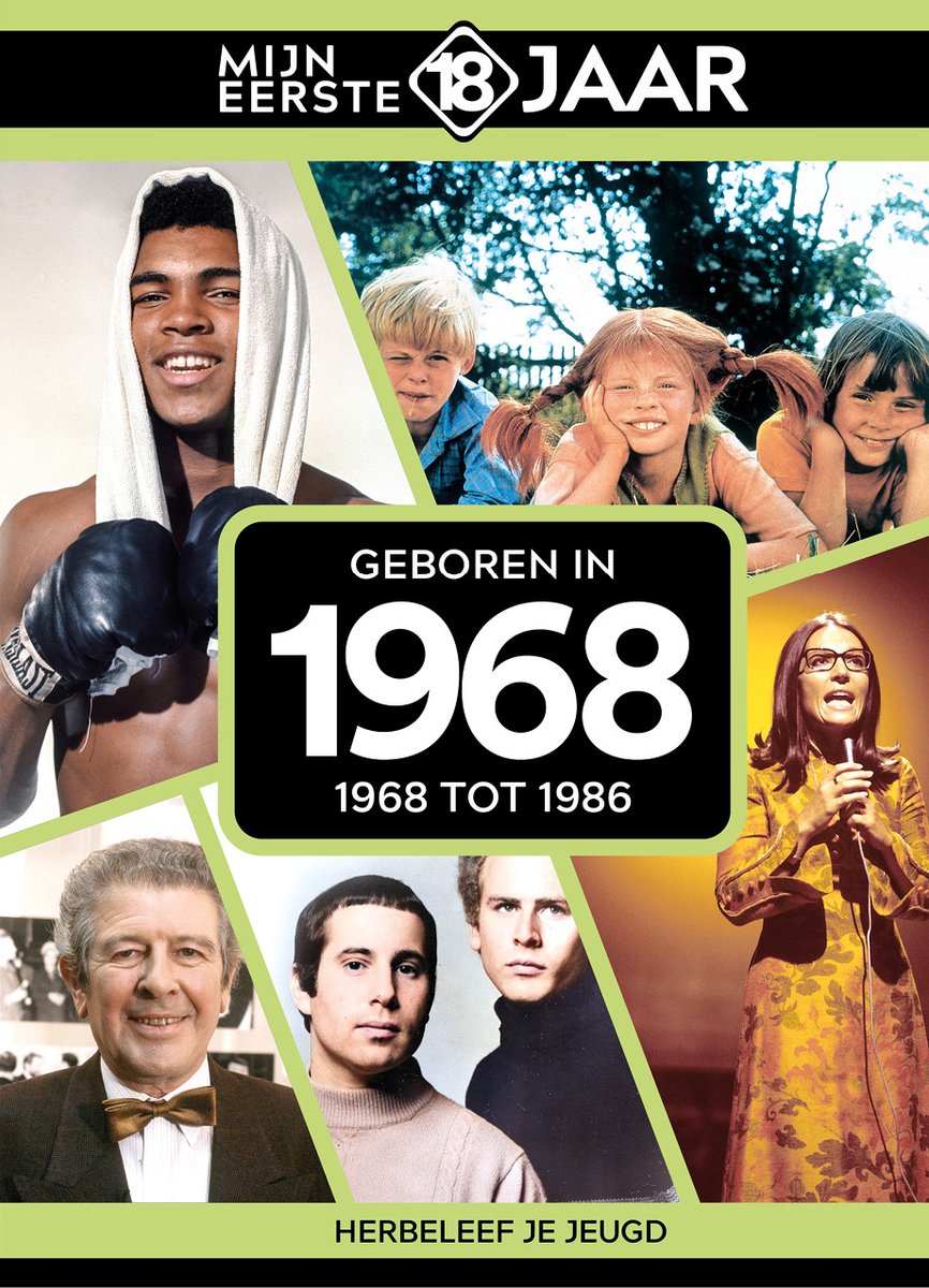 Mijn eerste 18 jaar - Geboren in 1968 - Belgische editie