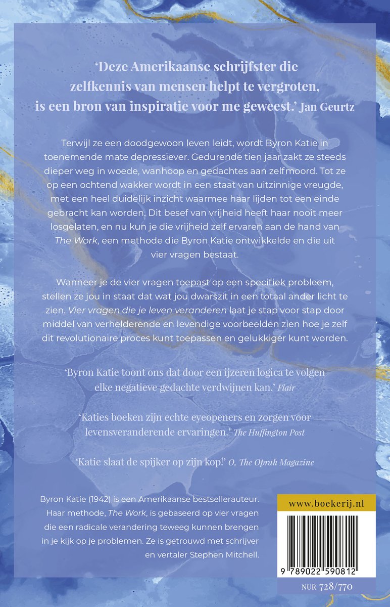 Vier vragen die je leven veranderen - back cover