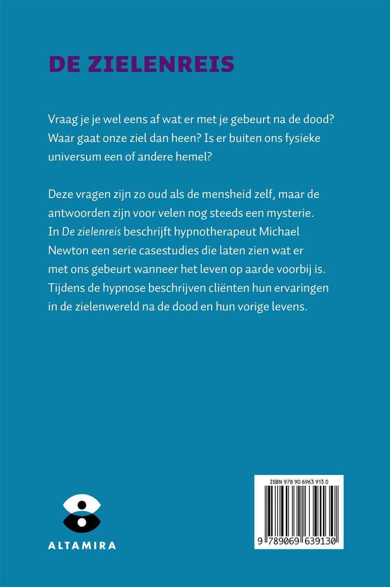 De zielenreis - back cover