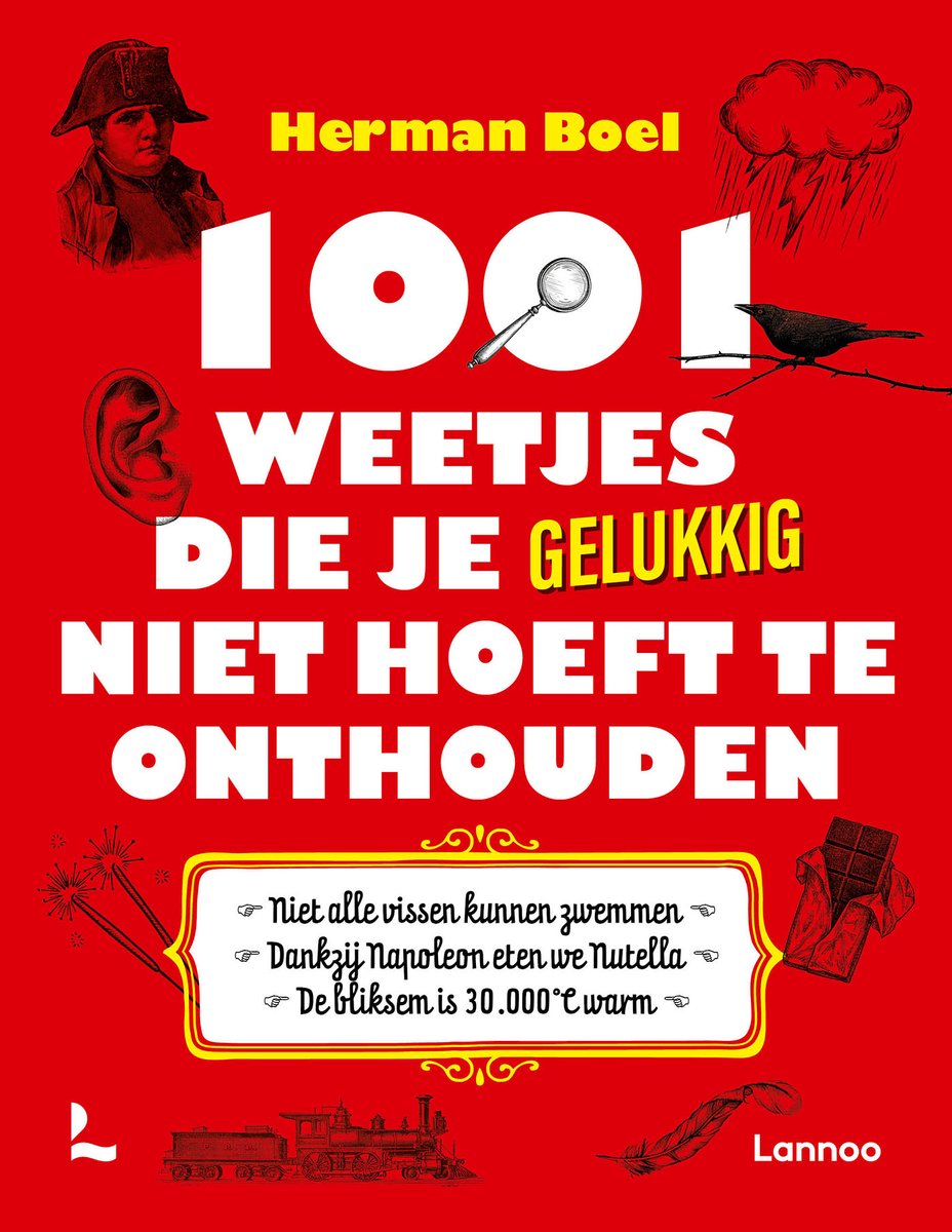 Omslag van 1001 weetjes die je gelukkig niet hoeft te onthouden