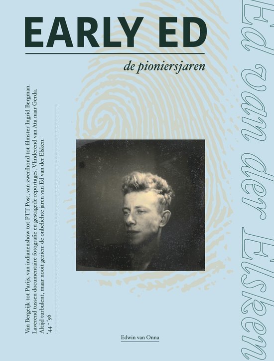 Ed Van Der Elsken - Early Ed De Pioniersjaren (Dutch Only) - cover