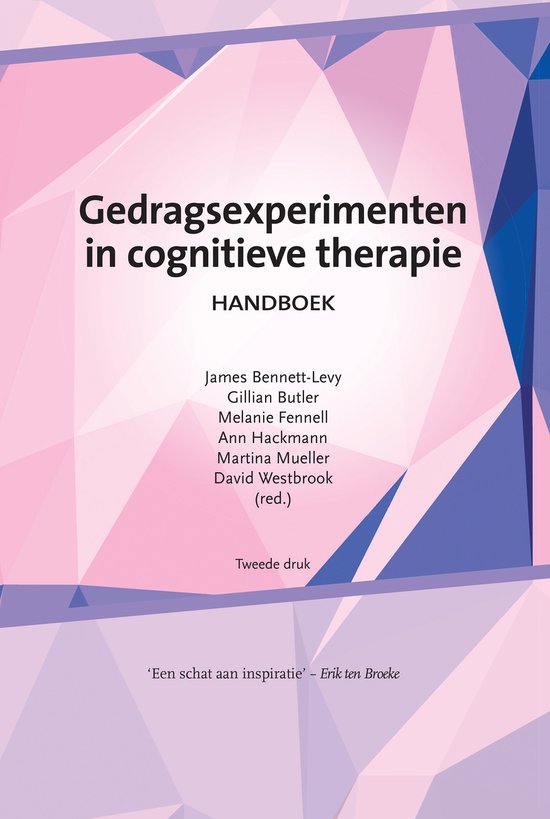 Gedragsexperimenten in cognitieve therapie - cover