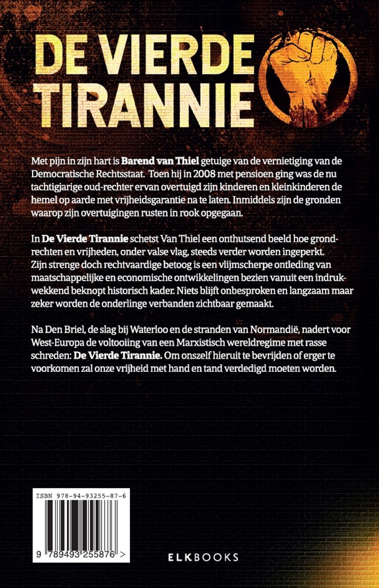 De vierde tirannie - back cover