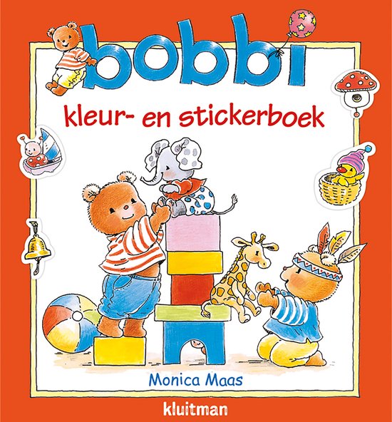 Bobbi - Bobbi kleur- en stickerboek - cover