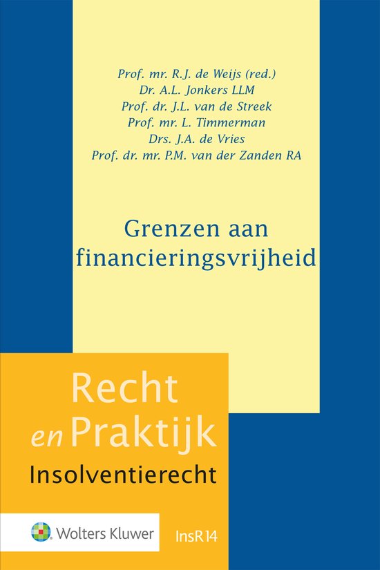 Recht en Praktijk - Insolventierecht InsR14 - Grenzen aan Fi ... - cover