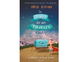 Omslag van De jongen die met piranha's zwom