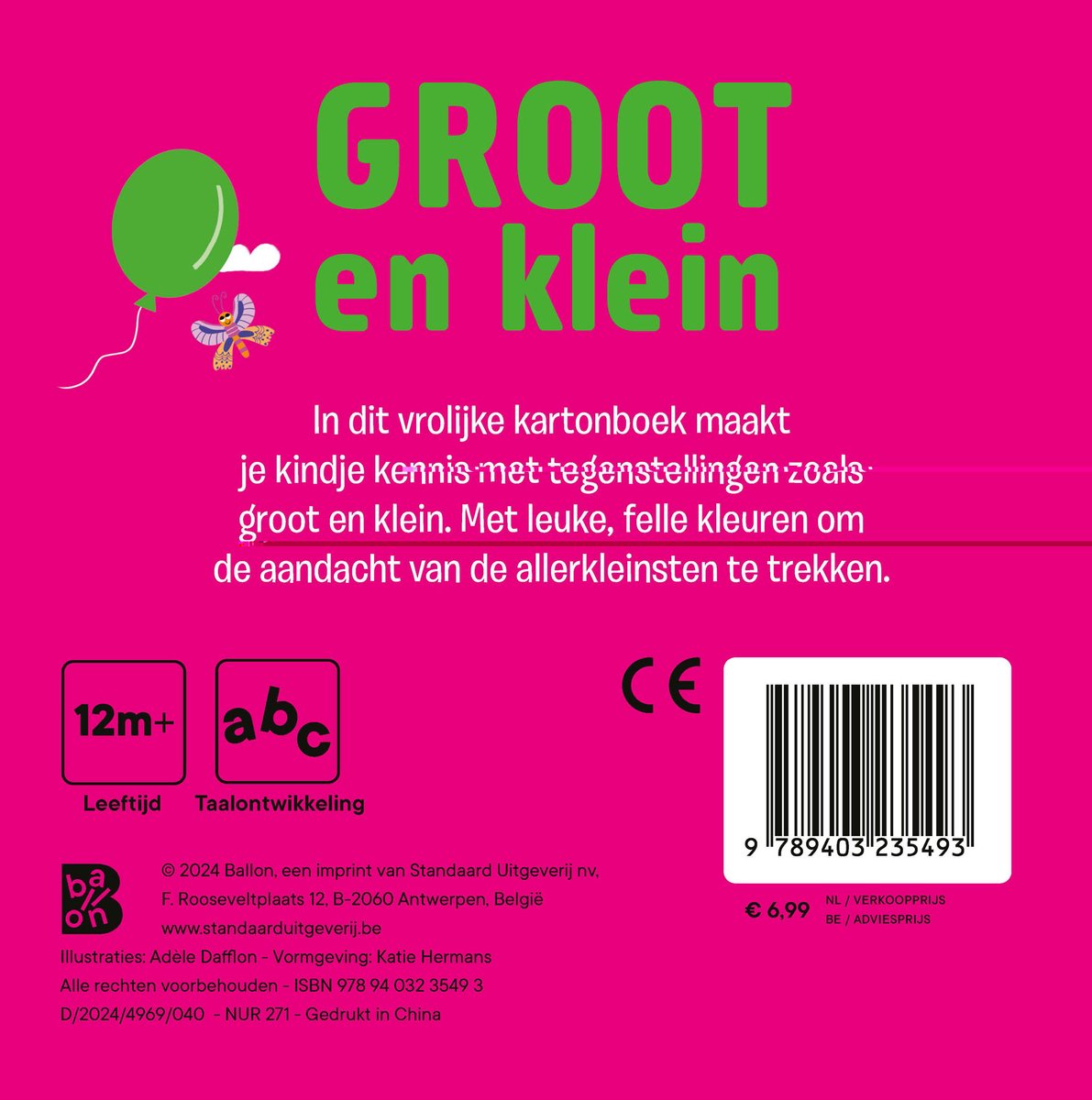 Groot en klein 1 - Kleine kameleon – Hardcover - Afbeelding 2