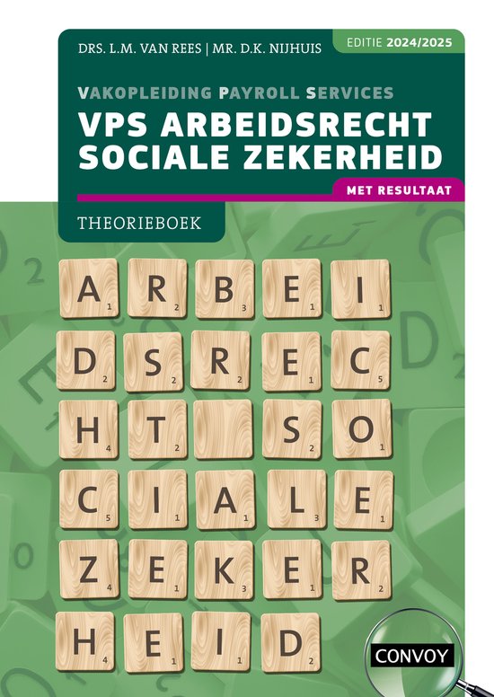 VPS Arbeidsrecht Sociale Zekerheid 2024/2025 Theorieboek - cover