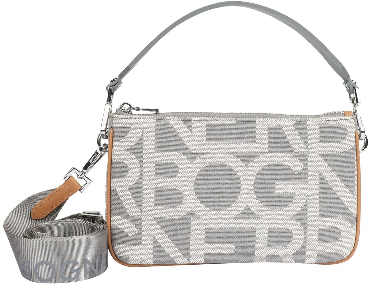 Bogner Schoudertas Pany Amelita Shoulderbag Lightgrey Grijs