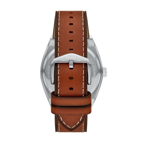 Montre Fossil EVERETT pour homme 42 mm - Couleur argent