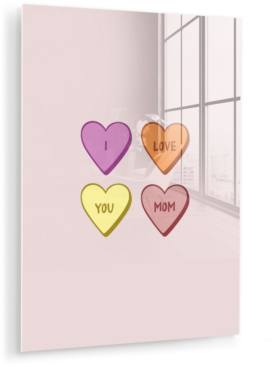 Hartjes - Pastel - Liefde - Moeder