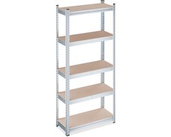 stellingkast - 150 x 70 x 30 cm - tot 750 kg - verzinkt staal - steeksysteem