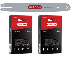 Oregon VersaCut Kombo zaagblad + 2x zaagketting 35 cm 3/8" LP 1,3 mm 50 TG ( 559166 )