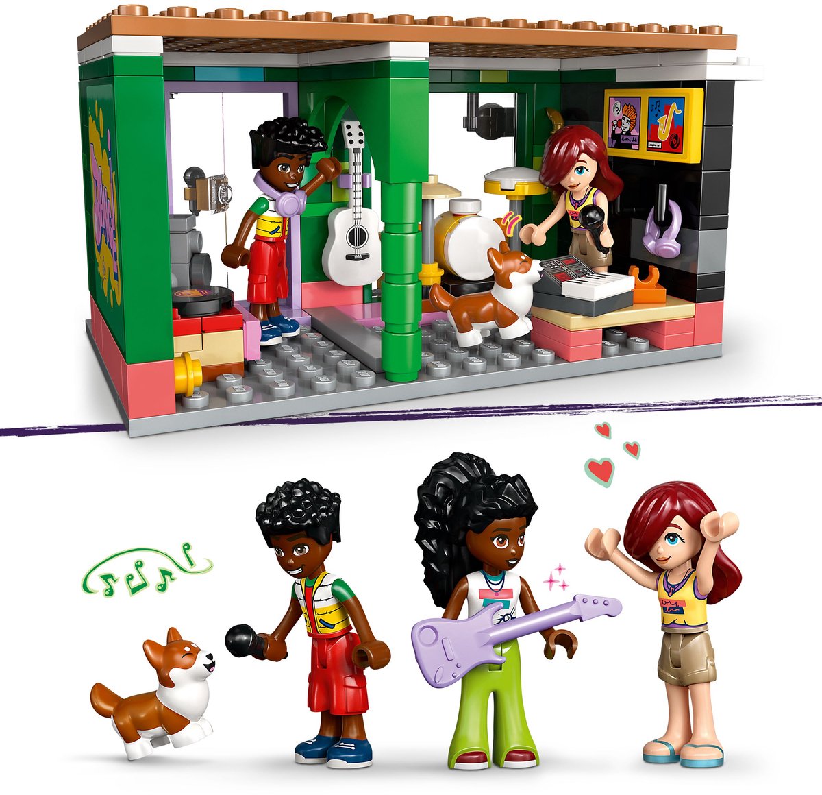 LEGO Friends Muziekwinkel en Appartement Bouwpakket voor Kinderen - 42653 – foto 3