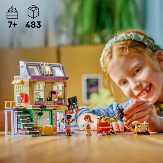 LEGO Friends Kit de construction de magasin de musique et d'appartement pour Enfants - 42653