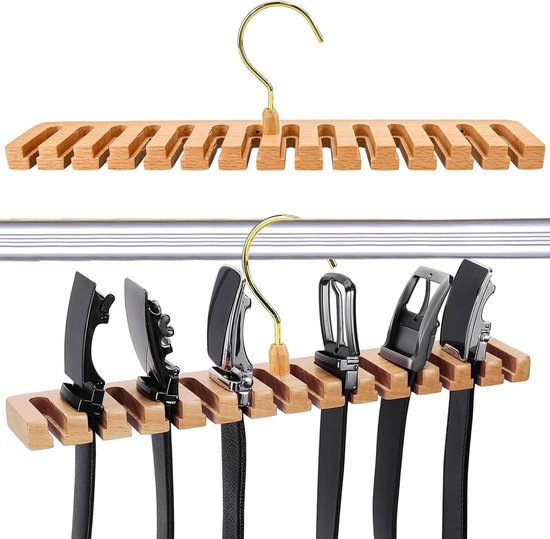 Riemhanger, Draaibare Riemorganizer voor Kast, 20 Haken 360 Graden Roterende Sjaalhanger Twirl Tie Rack Tie Belt Hangende Houder Opslaghaak, Ruimtebesparende Hangende Houder