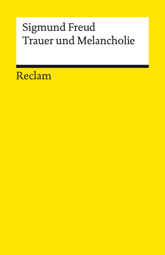 Reclams Universal-Bibliothek - Trauer und Melancholie - cover