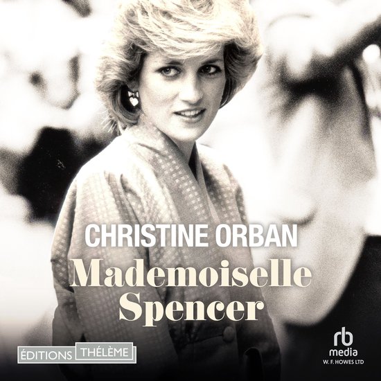 Portret van een jonge Diana Spencer, met de titel 'Mademoiselle Spencer'.