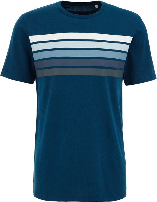 WE Fashion Heren T-shirt met opdruk