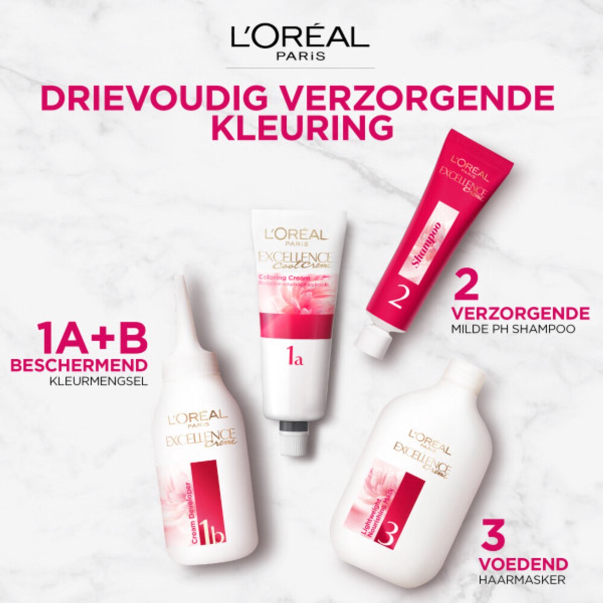 L’Oréal Paris Excellence Crème 7.3 -Goudblond - Haarverf