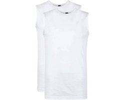 Alan Red T-Montana Singlet Mouwloos Wit (2-Pack) - Maat L - Heren - Singlets