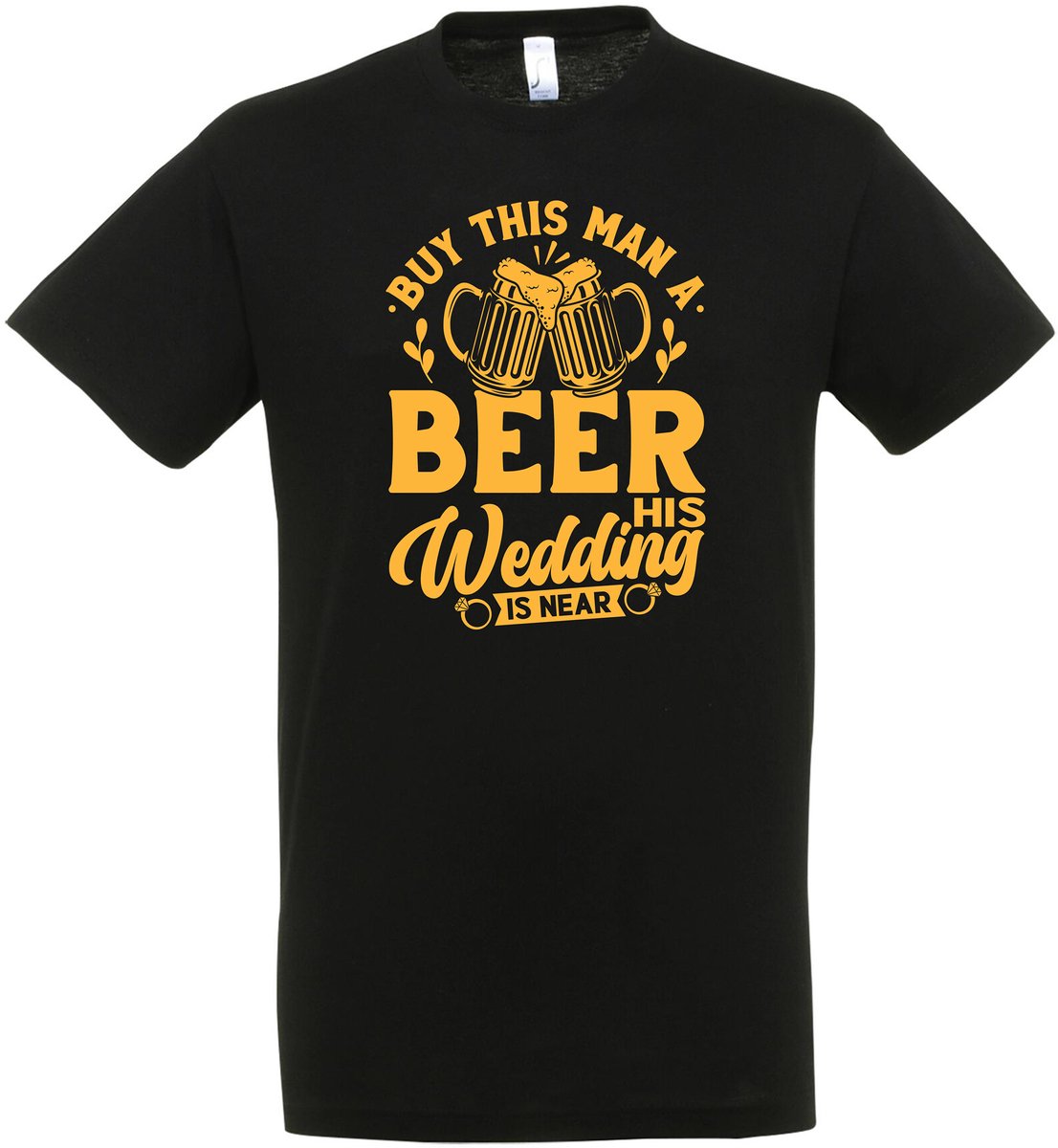 Buy This Man A Beer His Wedding Is Near T-shirt - Vrijgezellen Feest - Vrijgezellen T-shirt - Bachelor Party - Vrijgezel - Bier Drinken - Vrijgezellenoutfit - Cadeau Man - Maat M
