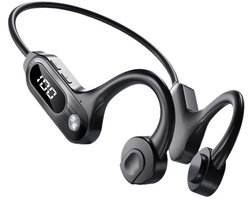 WiseGoods Premium Bone Conduction Koptelefoon - Open Ear Draadloze Sport Hoofdtelefoon - IPX5 Waterdicht - Koptelefoons Sporten