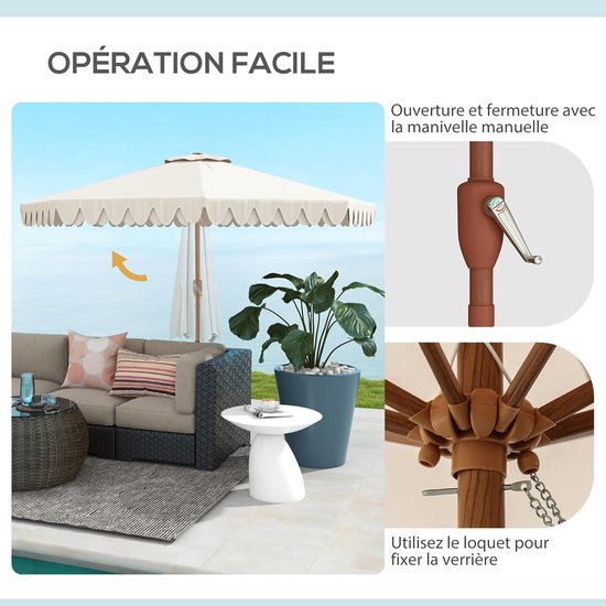 Tuinparasols met tot wel 50% KORTING
