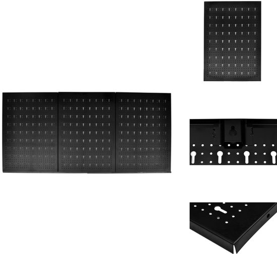 vidaXL Mur à outils - Établi - Établis - Mur à outils - Étagères à outils
