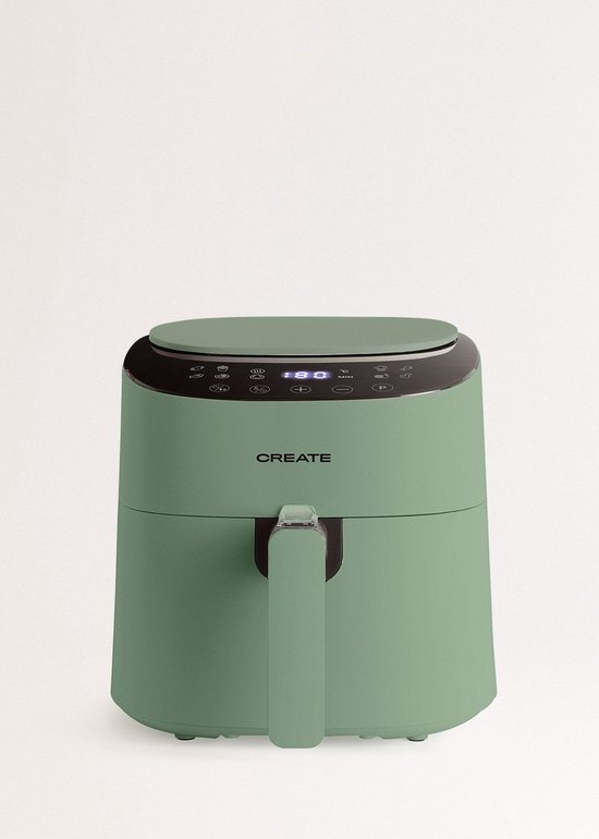 CREATE- Air Fryer Pro Compact 3,5L Groen 1300W - CREATE- - €79,95