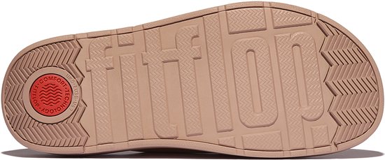 Dias FitFlop Gen-FF en cuir à deux barres et boucle BEIGE - Taille 39
