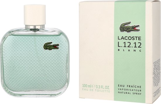 Nieuw: Lacoste L.12.12 Blanc Eau Fraiche 100ml Edt Spray